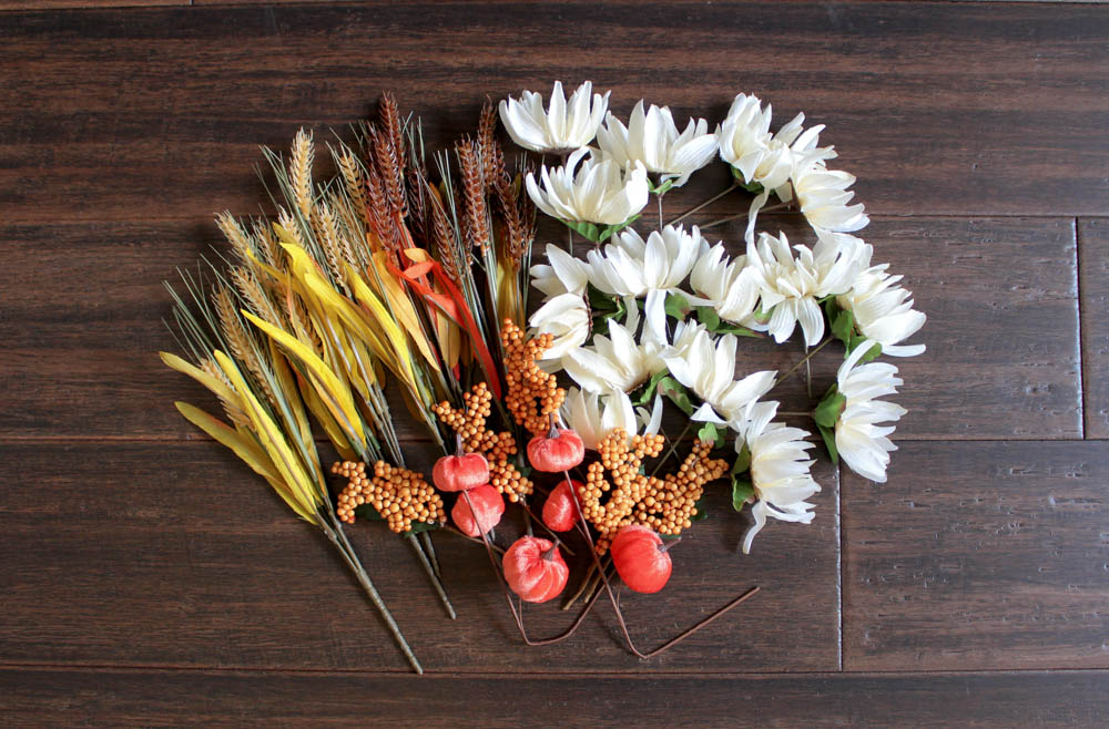 Cut Stems Of Fall Florals