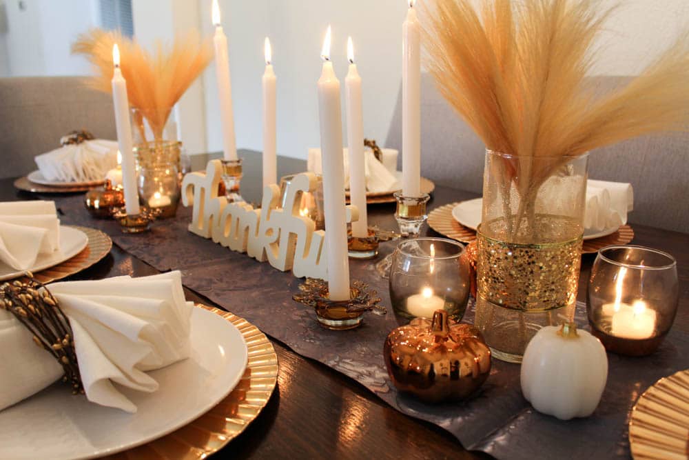 Glam Thanksgiving Tablescape