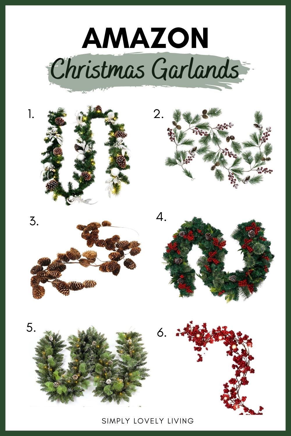 2021 Amazon Finds - Christmas Garlands