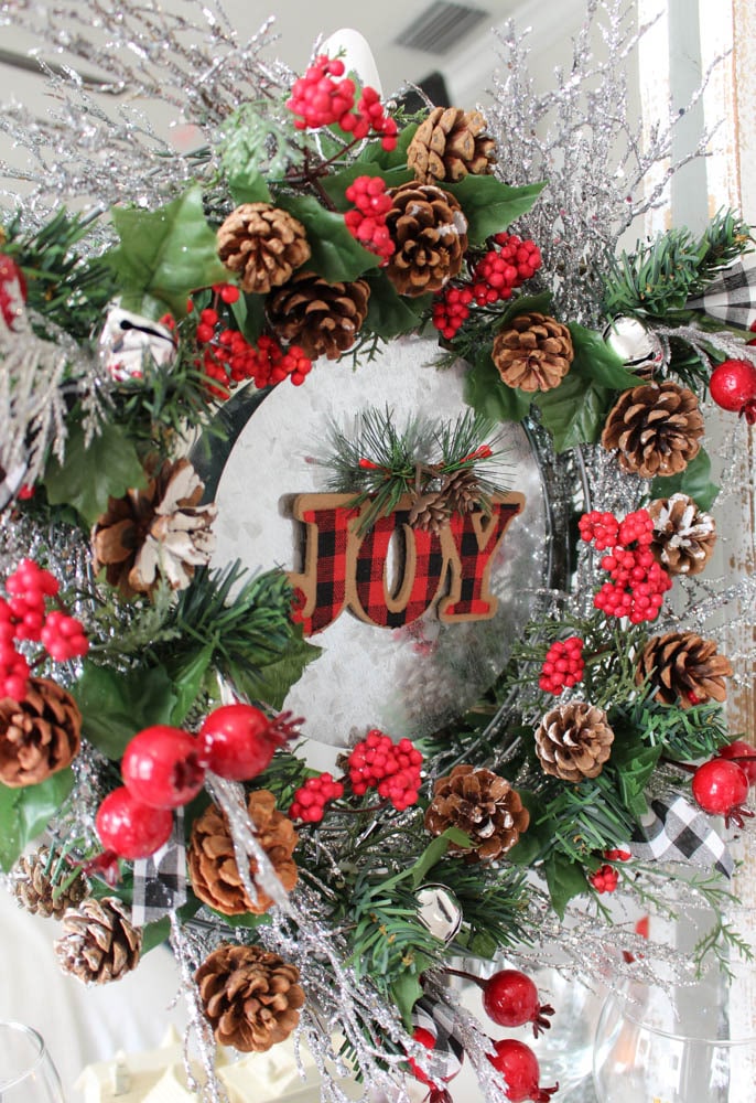 DIY Dollar Tree Christmas Wreath