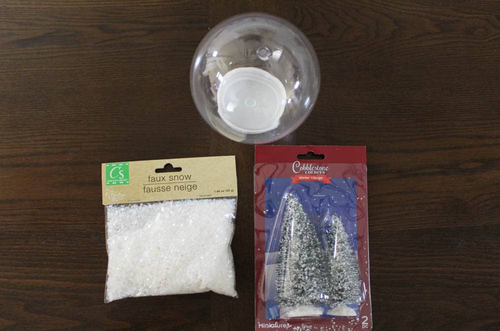 Dollar Tree Snow Globe Craft Supplies