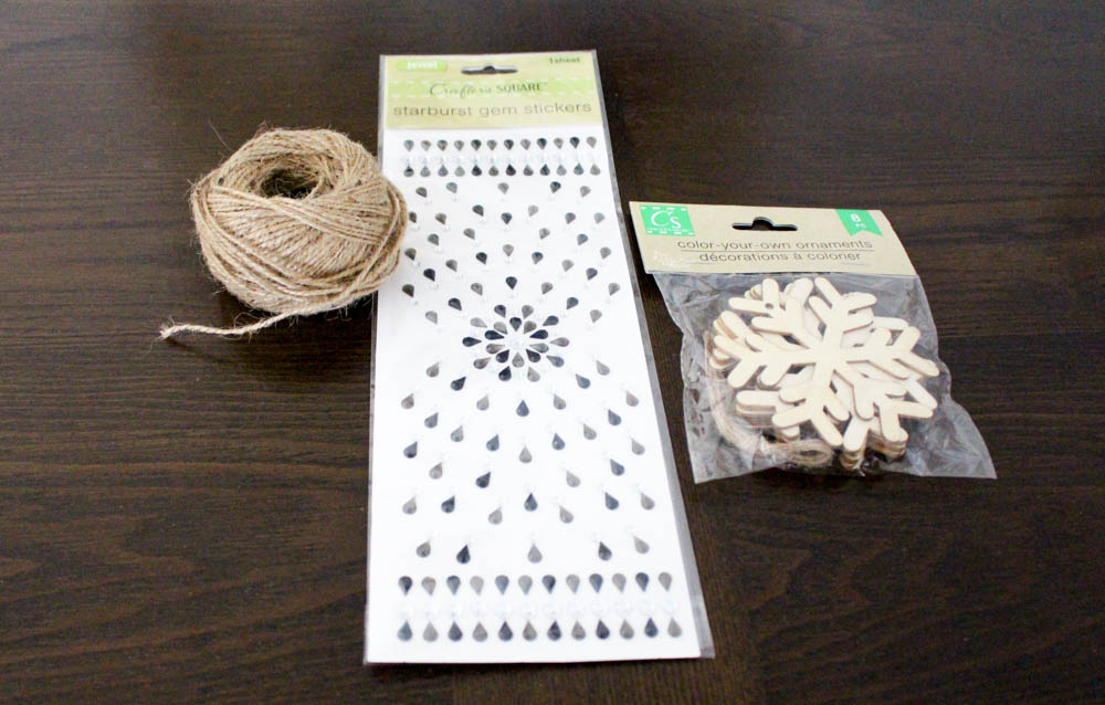 Dollar Tree Snowflake Garland Craft Supplies