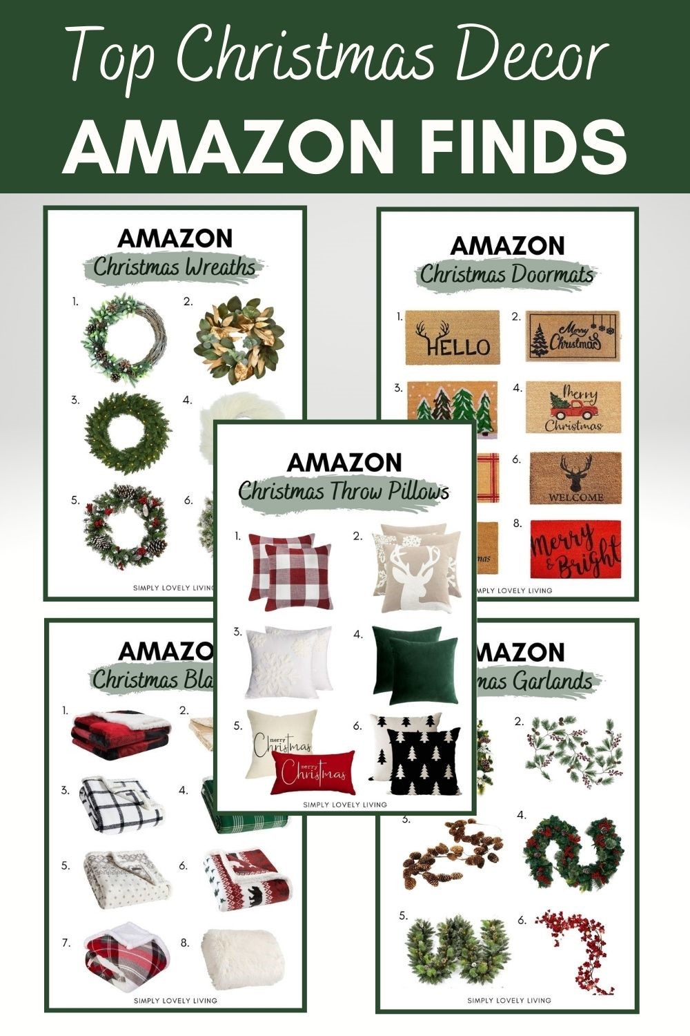 TOP 2021 Christmas Decor Amazon Finds