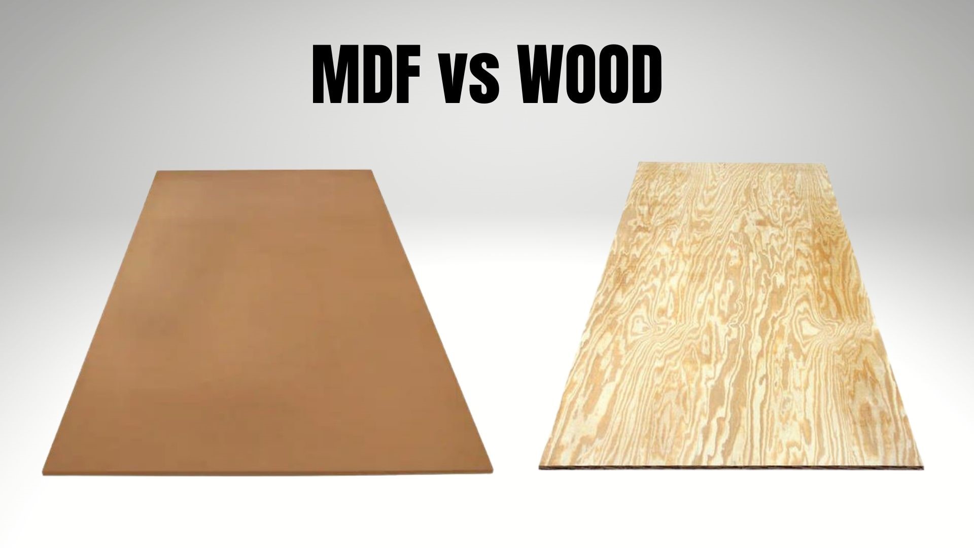 MDF vs WOOD