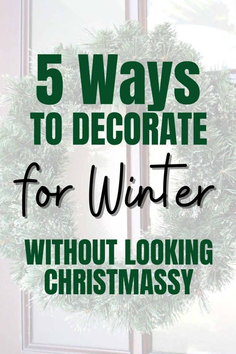 5 Easy Ways To Decorate For Winter After Christmas - Simply Lovely Living