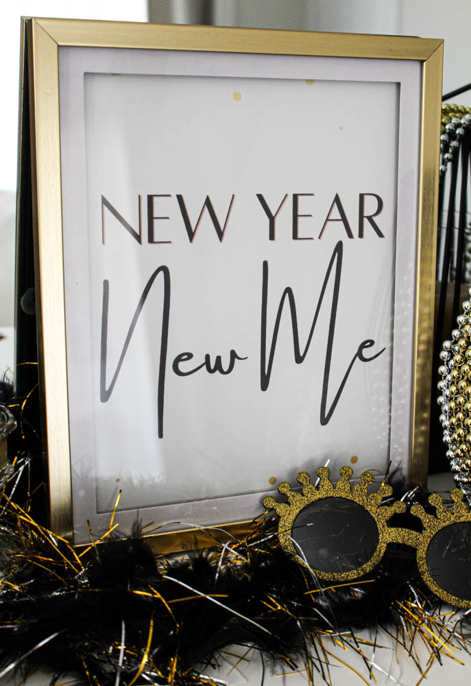 New Year New Me FREE New Years Eve Printable