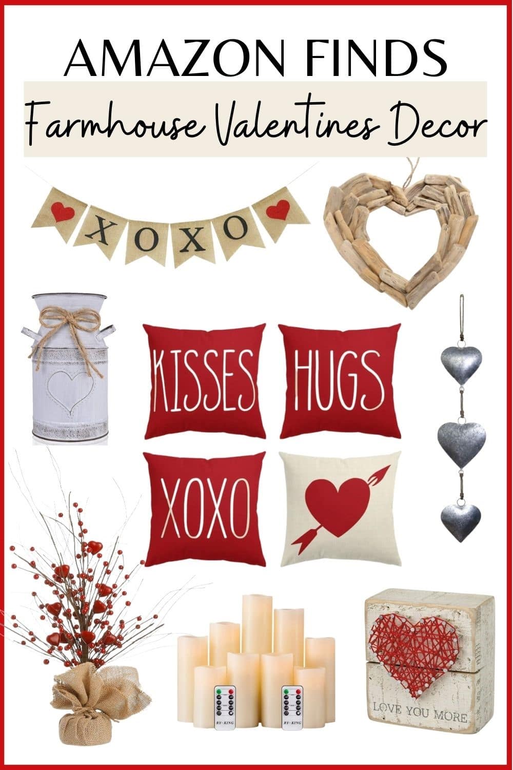 Farmhouse Valentines Day Decor Amazon Finds