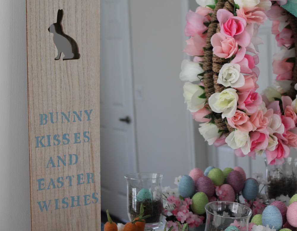 DIY Dollar Tree Easter Sign