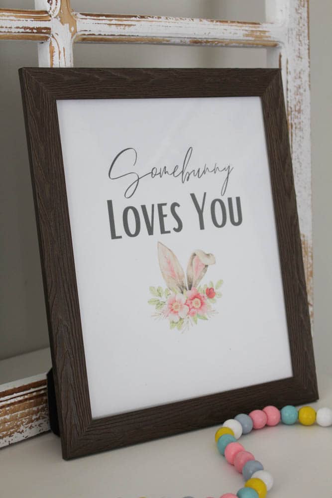 FREE Easter Printable 8x10 Dollar Tree Frame