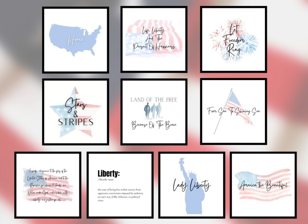 10 FREE 4th OF JULY PRINTABLES