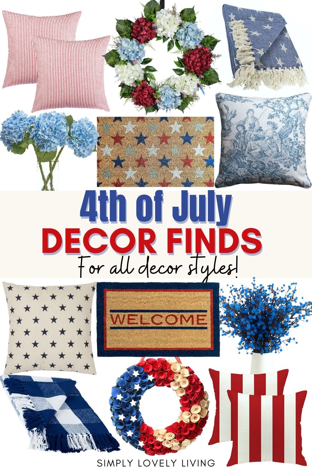 4th Of July Decor Finds For All Decor Styles