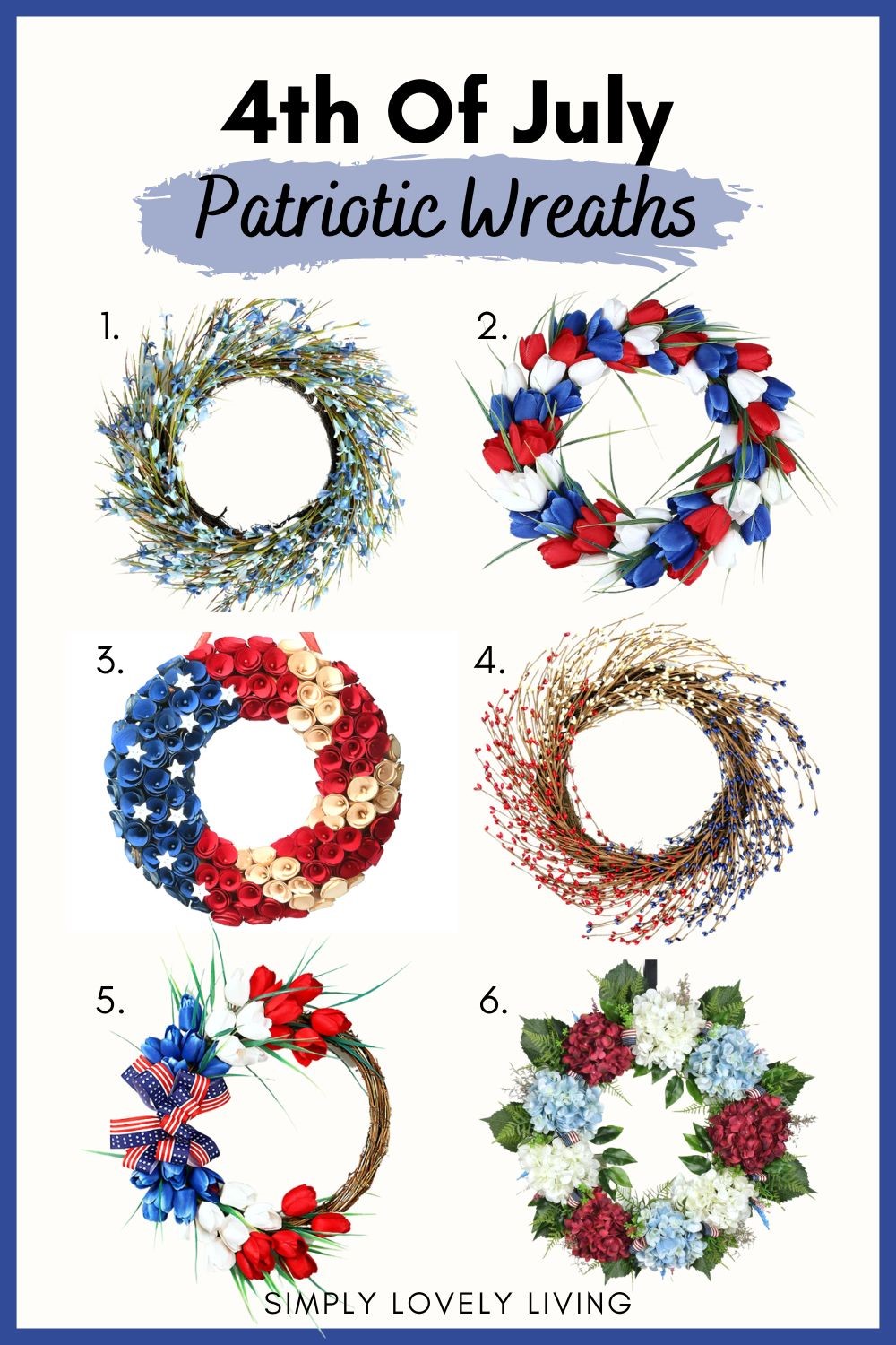 4th Of July Patriotic Wreaths