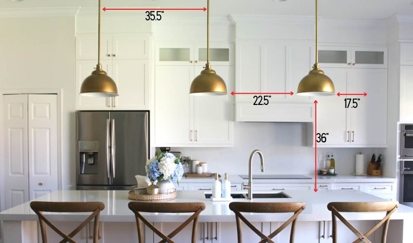 My Kitchen Island Pendant Spacing