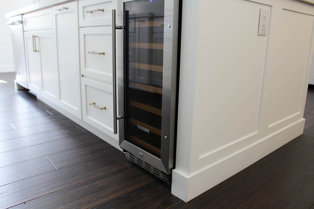 Baseboards Around Kitchen Island