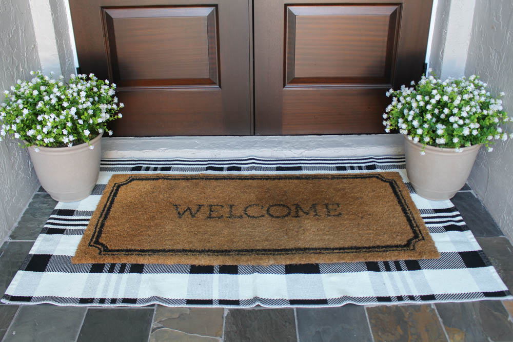 Faux Fall Mums For Front Porch Decor