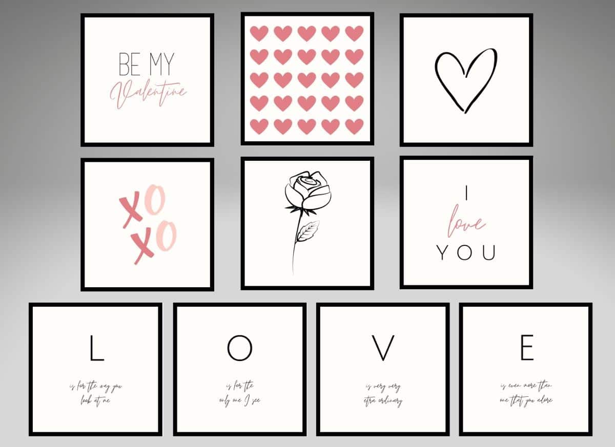 10 Free Valentines Day Printables
