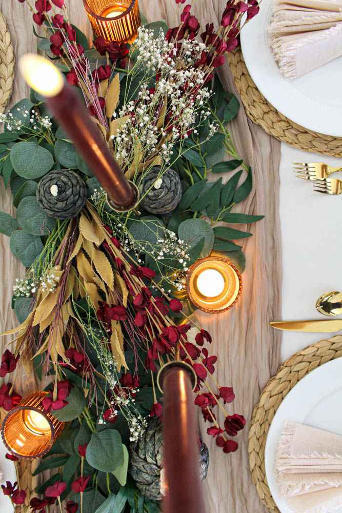 Thanksgiving Tablescape Candles