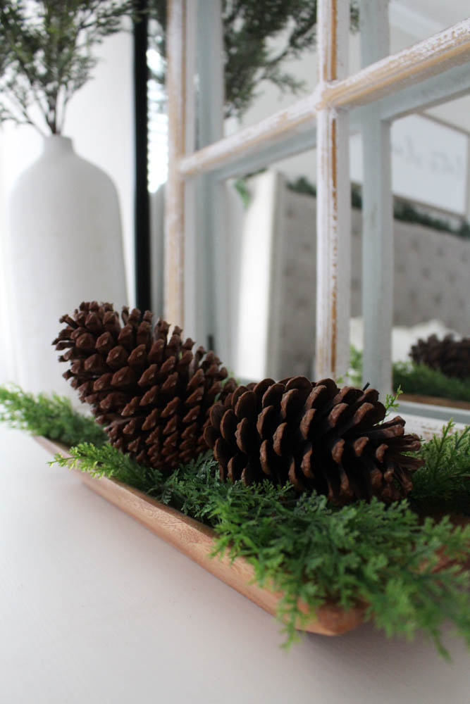 Pinecones in Dough Bowl